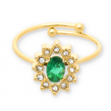 Ringe Gold-green