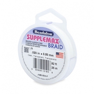 Schmuck Draht Supplemax Braided 0.50mm 25meter Clear