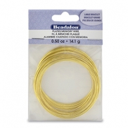 Memory Wire large Armbänder Beadalon Gold
