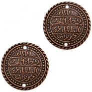 Anhänger Metall TQ Zwischenstück Orientalische Münzen 32mm Kupfer (nickelfrei)