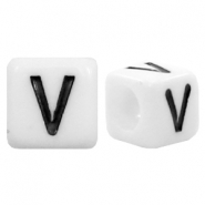 Acryl Buchstaben V Weiss