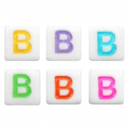 Acryl Buchstaben B Multicolour-weiss