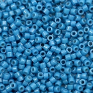Miyuki Perlen 11/0 delica's Duracoat opaque dyed juniper berry blue