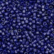 Miyuki Perlen 11/0 delica's Duracoat opaque matte dyed cobalt blue