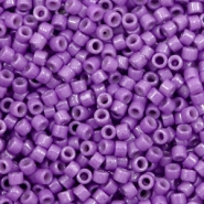 Miyuki Perlen 11/0 delica's Duracoat opaque dyed anemone purple