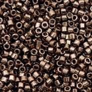 Miyuki Perlen 11/0 delica's Metallic dark bronze