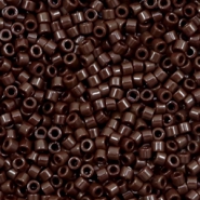 Miyuki Perlen 11/0 delica's Opaque chocolate brown