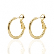 DQ Ohrringe Creolen 18mm Gold 