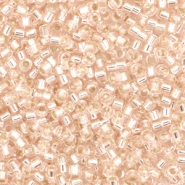 Miyuki Perlen 11/0 delica's Silverlined pink mist DB-1203