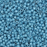Miyuki Perlen 11/0 delica's Duracoat opaque dyed bayberry blue DB-2132