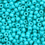 Miyuki 8/0 Rocailles Duracoat opaque underwater blue 8-4480