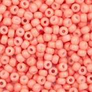 Miyuki 8/0 Rocailles Duracoat opaque dark salmon pink 8-4462