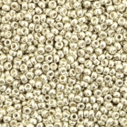 Miyuki 11/0 Rocailles Duracoat galvanized silver 11-4201