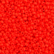 Miyuki 11/0 Rocailles Opaque vermilion red 11-407