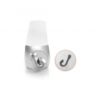 ImpressArt Figurenstempel Fisch Haken 6mm Silber