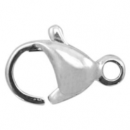 Zubeh&ouml;r aus Stainless Steel - Rostfreiem Stahl Karabinerverschluss 10mm Antik silber