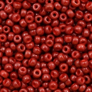 Miyuki 8/0 Rocailles Duracoat opaque jujube red 8-4469
