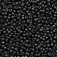 Miyuki 11/0 Rocailles Metallic matte charcoal grey 11-2010