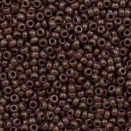 Miyuki 11/0 Rocailles Opaque chocolate brown 11-409