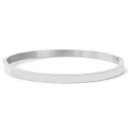 Stainless Steel - Rostfrei Stahl Armb&auml;nder Silber