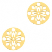 Anh&auml;nger Bohemian rund 14mm Gold