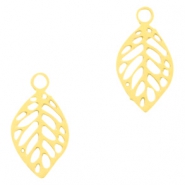 Anh&auml;nger Bohemian Blatt Gold