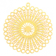 Anh&auml;nger Bohemian rund Gold (Nickelfrei)