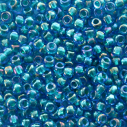 Miyuki 8/0 Rocailles Fancy lined pacific blue 8-3537