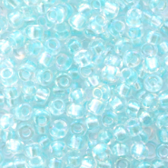 Miyuki 8/0 Rocailles Fancy lined soft aqua blue 8-3638