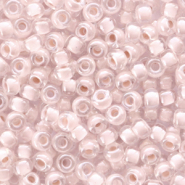 Miyuki 8/0 Rocailles Blush lined crystal beige 8-215