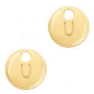 Anh&auml;nger Metall Basic quality Initiale U Gold (Nickelfrei)