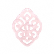 Anh&auml;nger aus Resin Rhombus Barock Powder pink