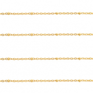 Zubehör aus Stainless Steel - Rostfreiem Stahl Gliederkette 1.4mm Gold