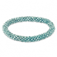 Facetten Perlen Facetten Glas Armband