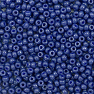 Miyuki 11/0 Rocailles Duracoat opaque dyed navy blue 11-4493
