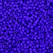 Miyuki Perlen 11/0 delica's Opaque matte cobalt blue DB-756