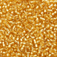 Miyuki 11/0 Rocailles Silverlined gold 11-3