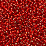 Miyuki 11/0 Rocailles Silverlined ruby red 11-11