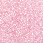 Miyuki 11/0 Rocailles Fancy lined soft pink 11-3639