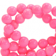 Glas Perlen 4 mm opaque Azalea pink