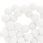 4 mm Perlen aus Acryl White