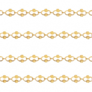 Zubehör aus Stainless Steel - Rostfreiem Stahl Gliederkette Gold