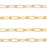 Zubehör aus Stainless Steel - Rostfreiem Stahl Kettenglieder Jasseron Gold