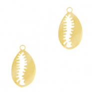 Anh&auml;nger aus Stainless Steel - Rostfreiem Stahl Kauri Gold