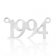 Anh&auml;nger aus Stainless Steel - Rostfreiem Stahl Zwischenst&uuml;ck Jahr 1994 Silber