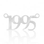 Anh&auml;nger aus Stainless Steel - Rostfreiem Stahl Zwischenst&uuml;ck Jahr 1995 Silber