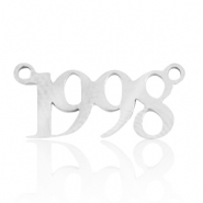 Anh&auml;nger aus Stainless Steel - Rostfreiem Stahl Zwischenst&uuml;ck Jahr 1998 Silber