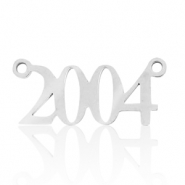 Anh&auml;nger aus Stainless Steel - Rostfreiem Stahl Zwischenst&uuml;ck Jahr 2004 Silber