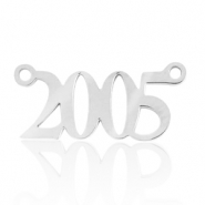Anh&auml;nger aus Stainless Steel - Rostfreiem Stahl Zwischenst&uuml;ck Jahr 2005 Silber