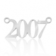 Anh&auml;nger aus Stainless Steel - Rostfreiem Stahl Zwischenst&uuml;ck Jahr 2007 Silber